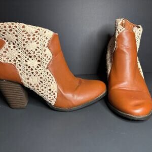 Boho style dress boots